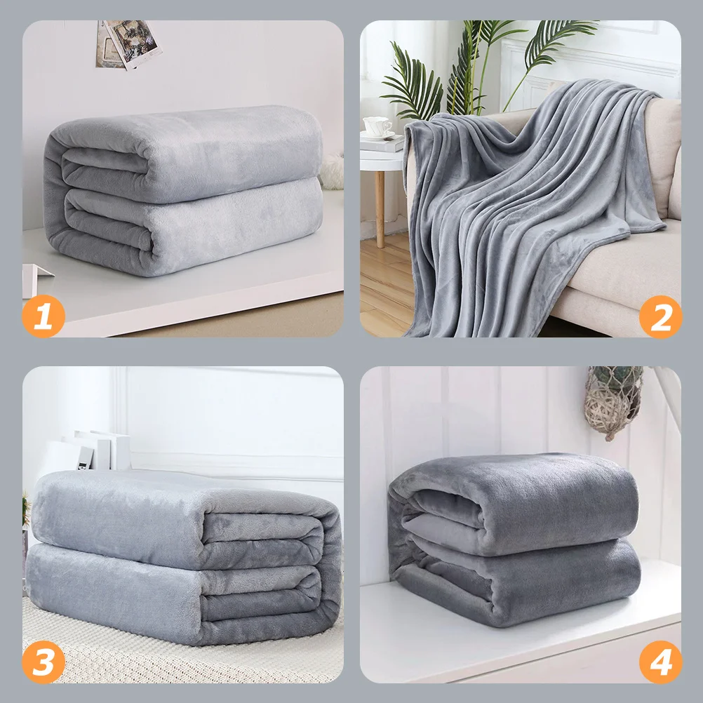 

Safe Skinfriendly Fleece Blanket Large Warm Throw for Couch Bed Balcony Home Decor Watching Throw Blankets Sleeping Blanket
