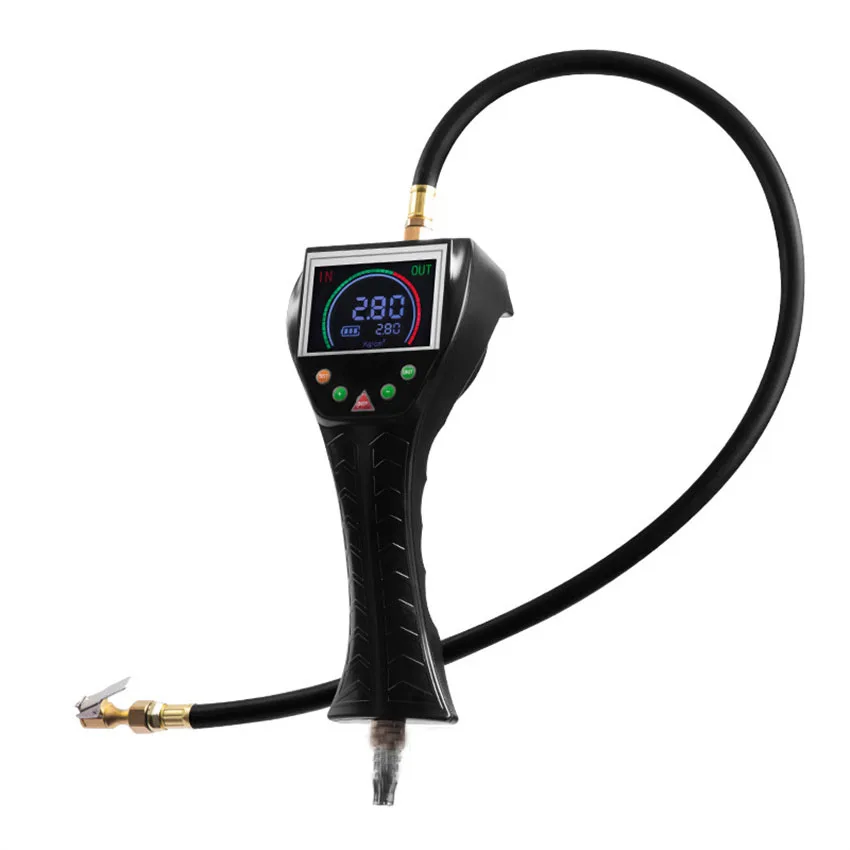 TB-902 Digital Tyre Pressure Gauge Rechargeable Automatic Tire Inflator Fully Hand-Held Inflation Gun Air Gauge Repair Shop Tool