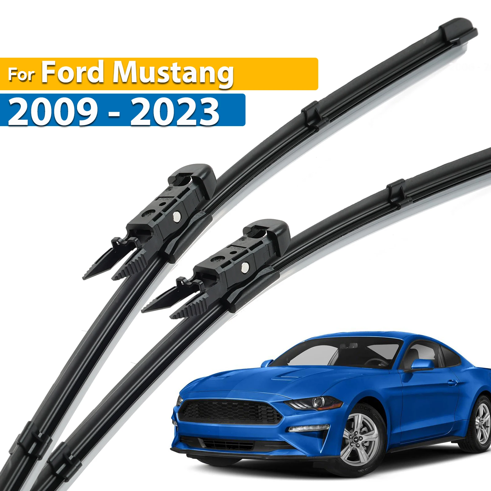 

Erick's Wiper LHD Front Wiper Blades For Ford Mustang 2009 - 2023 Windshield Windscreen Clean Window Car Rain Brushes 22"+20"