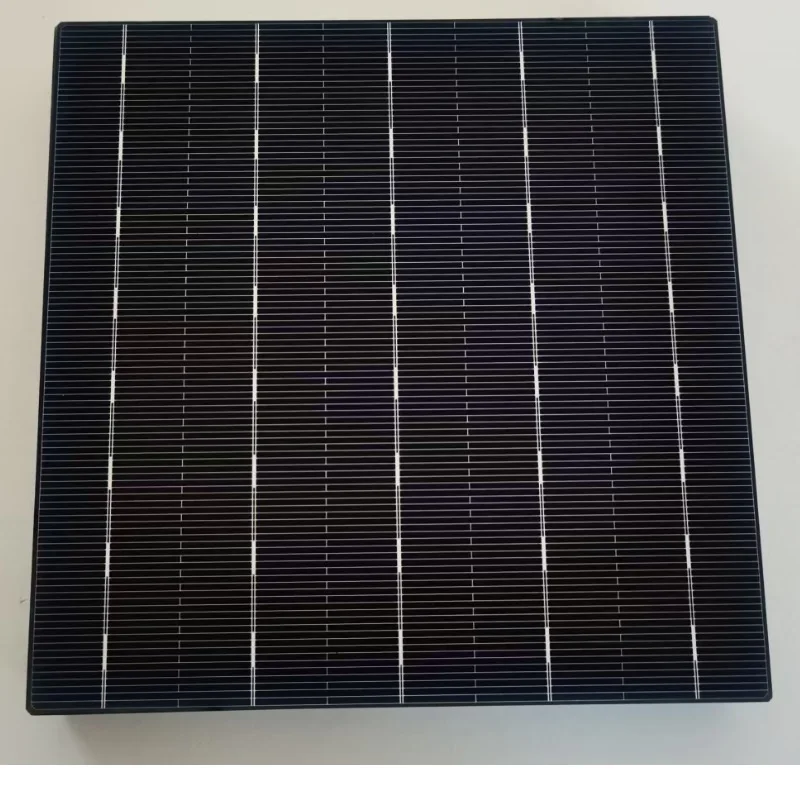 Poly Crystalline Solar Cells PERC Type 0.5V 4.8W High Efficiency 19% A Grade 158mmx158mm For DIY Solar Panel