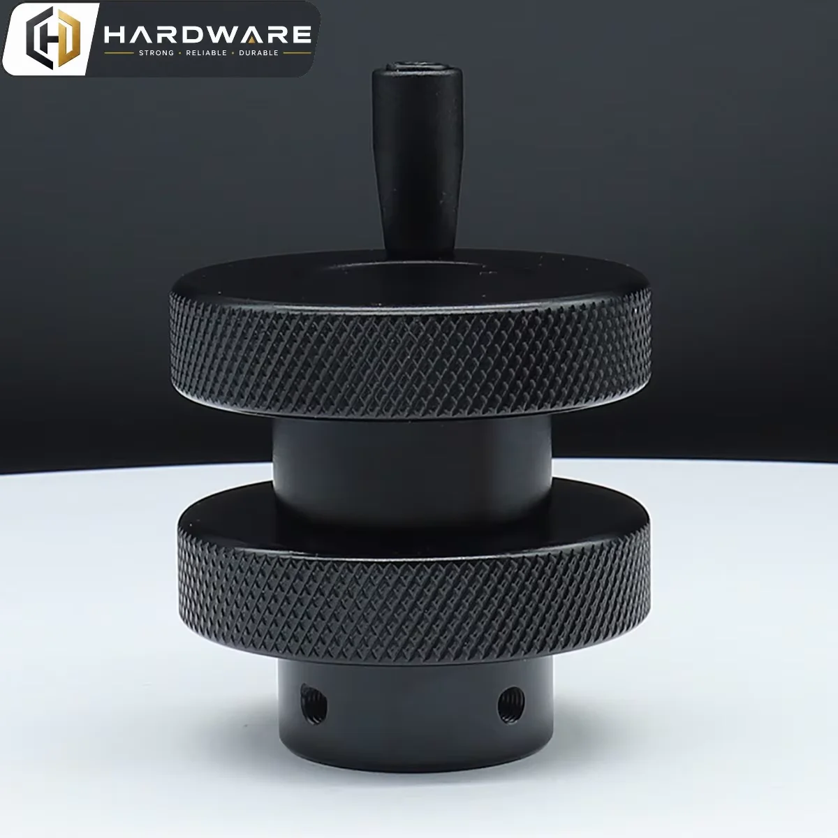Aluminum Alloy Diameter 30mm Knurling Sliding Table Screw Rod Knob Crank Rotating Handle Embossed Stepper Motor Hand Wheel