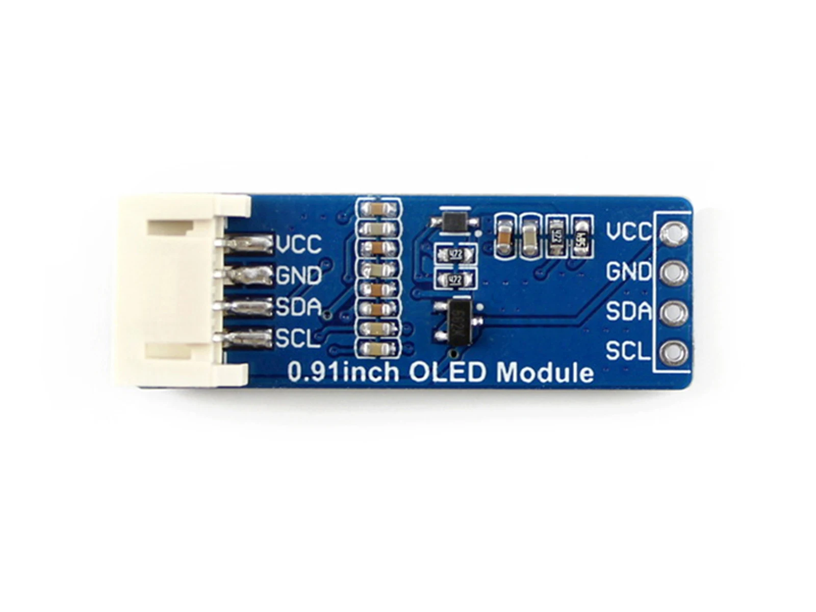 Fotografia 4: Módulo de exibição OLED Waveshare de 0,91 polegadas para Raspberry Pi/Arduino, 0,91 polegadas diagonal, 128x32 pixels, com controlador incorporado