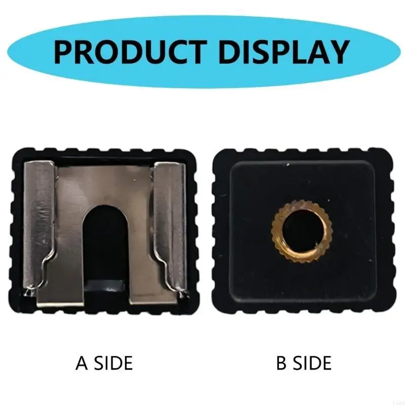 D5BB 1PC 플래시 핫 슈 마운트 어댑터 SC6 손전등 차갑 핫 슈 브래킷 마운트