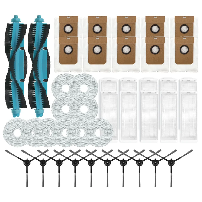 Untuk Conga 11090 Spin Revolution Roller Sikat Samping Filter Hepa Tas Debu Pel Aksesori Suku Cadang Pengganti Penyedot Debu Robot-A58E