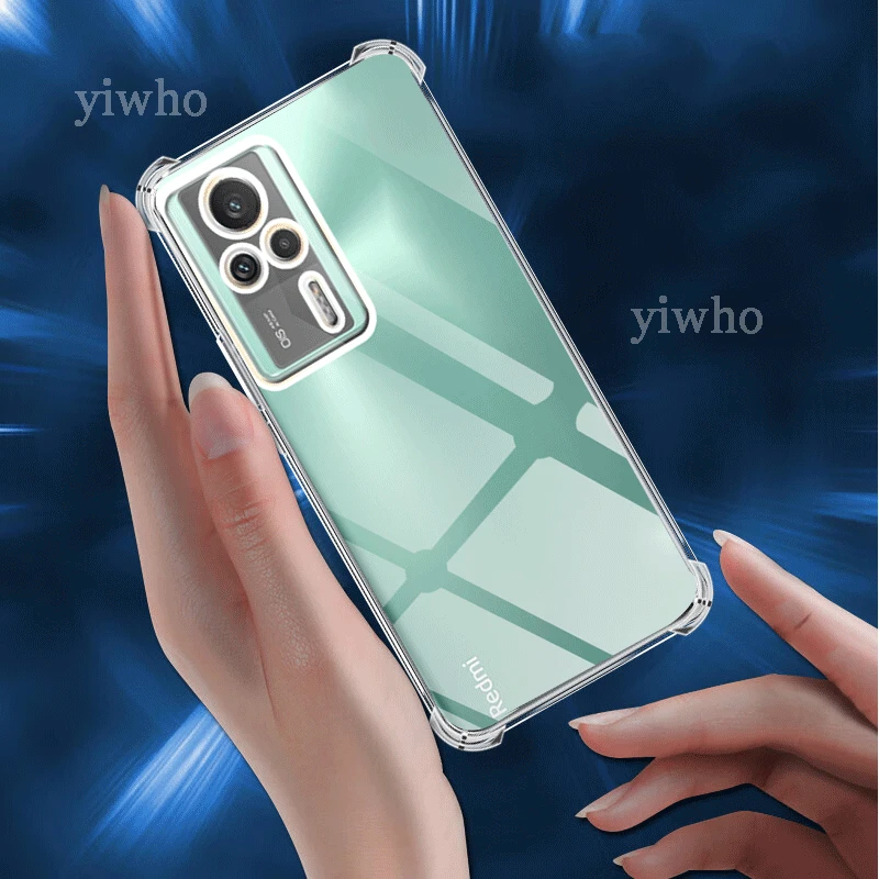 Защитный чехол для телефона xiaomi Redmi K60, мягкий прозрачный силиконовый чехол из ТПУ, задняя крышка K60E K60 Pro K50 Ultra K40 K50i Gaming