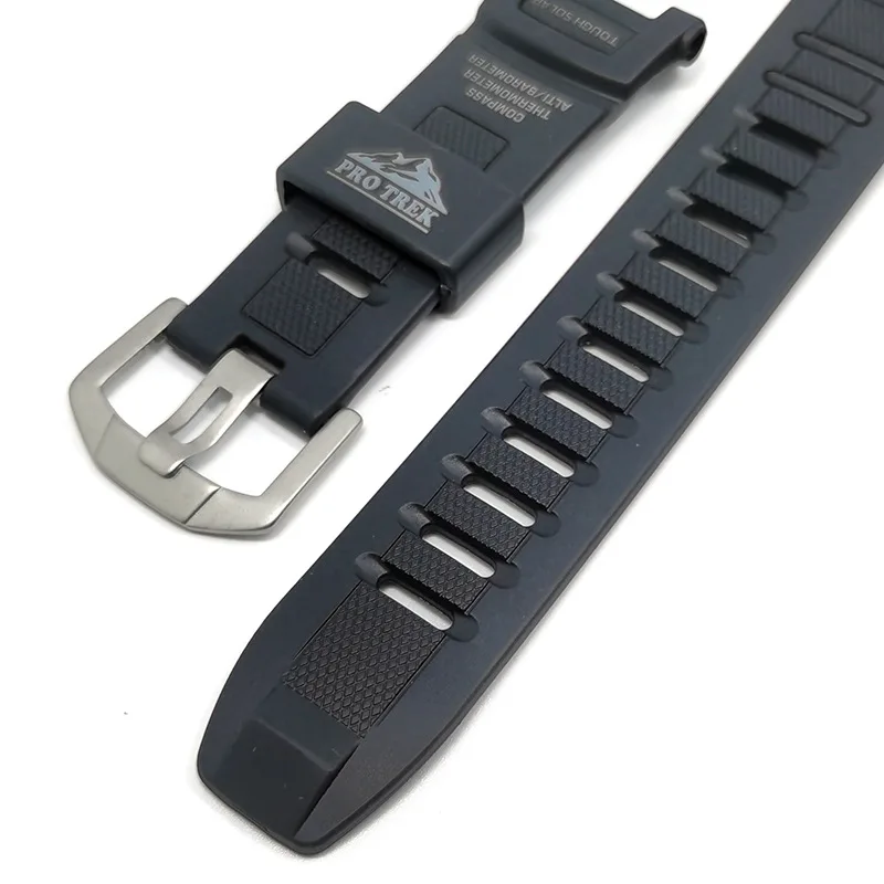 Resin Rubber Watch Strap For Casio G-Shock PRG-130 PRW1500 PRW-1500 PRG130 PRG-130Y Replace Band Men Sport Watchband Accessories