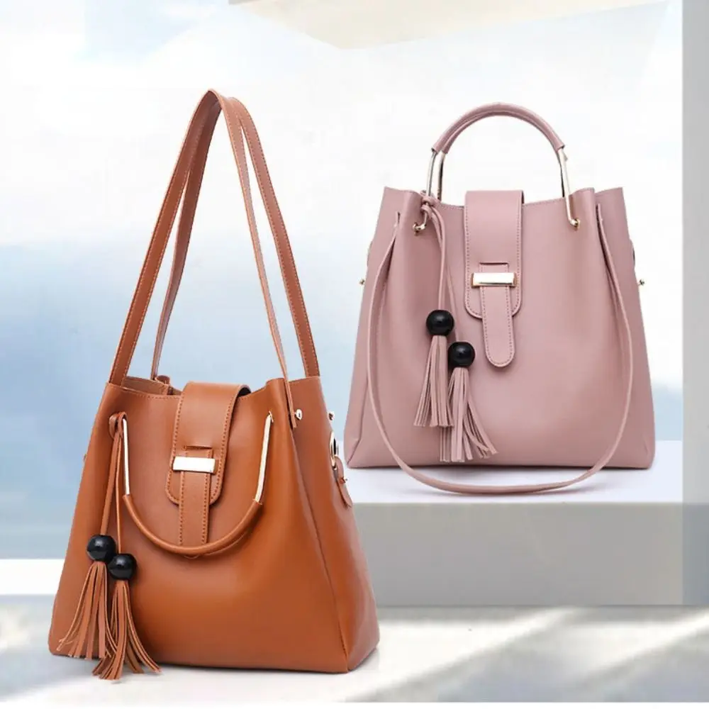 Minimalistische Pu Lederen Kind Moeder Tas Effen Kleur Crossbody Onderarm Tas Met Hoge Capaciteit Enkele Schouder Handtas Dames