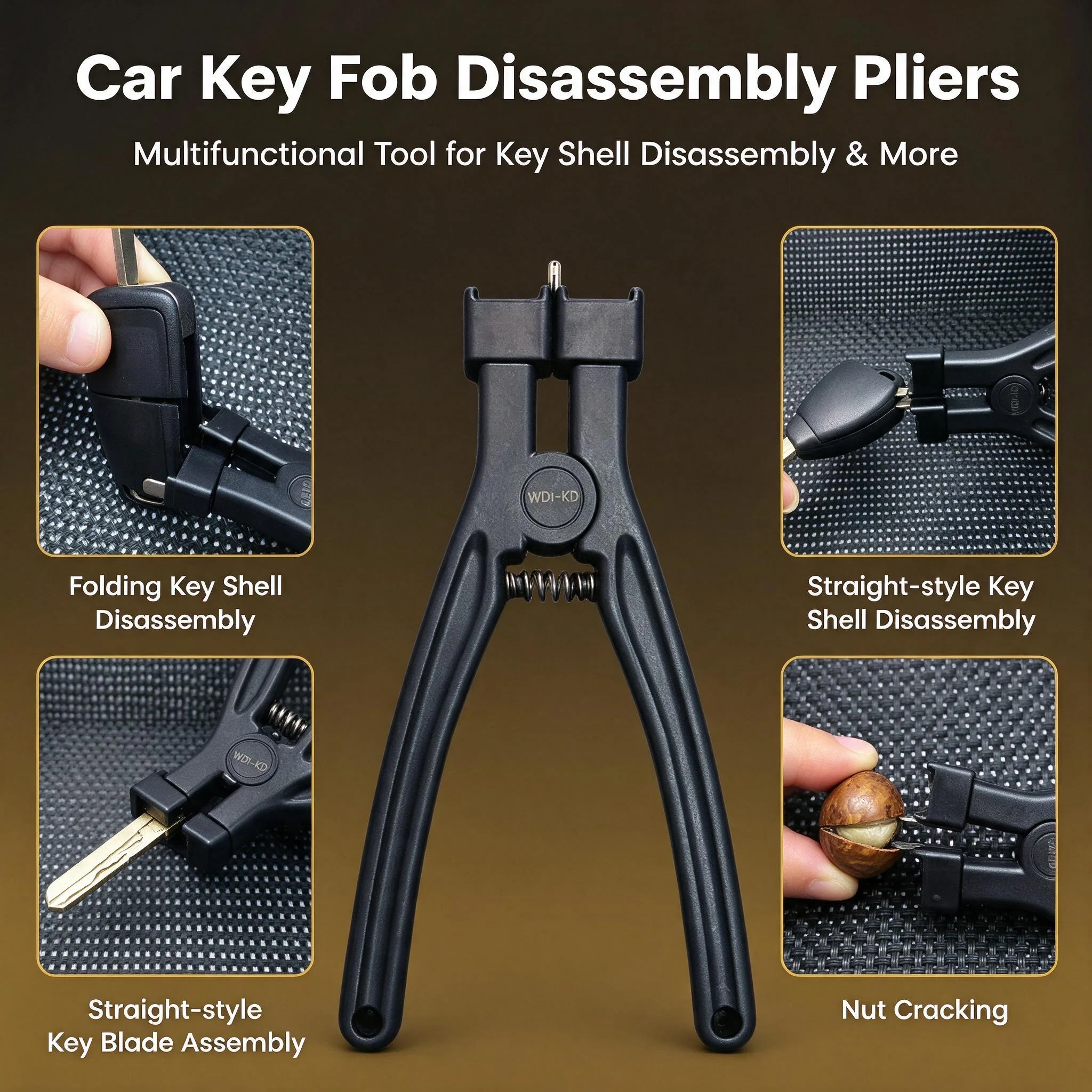 Remote Key Shell Opener Car Key Fob Disassembly Pliers Multifunctional Precision Opening Tool Locksmith Tool Universal Fitment