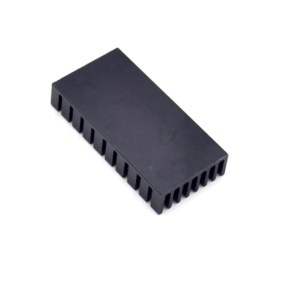 Disipador de calor de 5 piezas, radiador de alta calidad de 50x25x10MM (ranura negra)