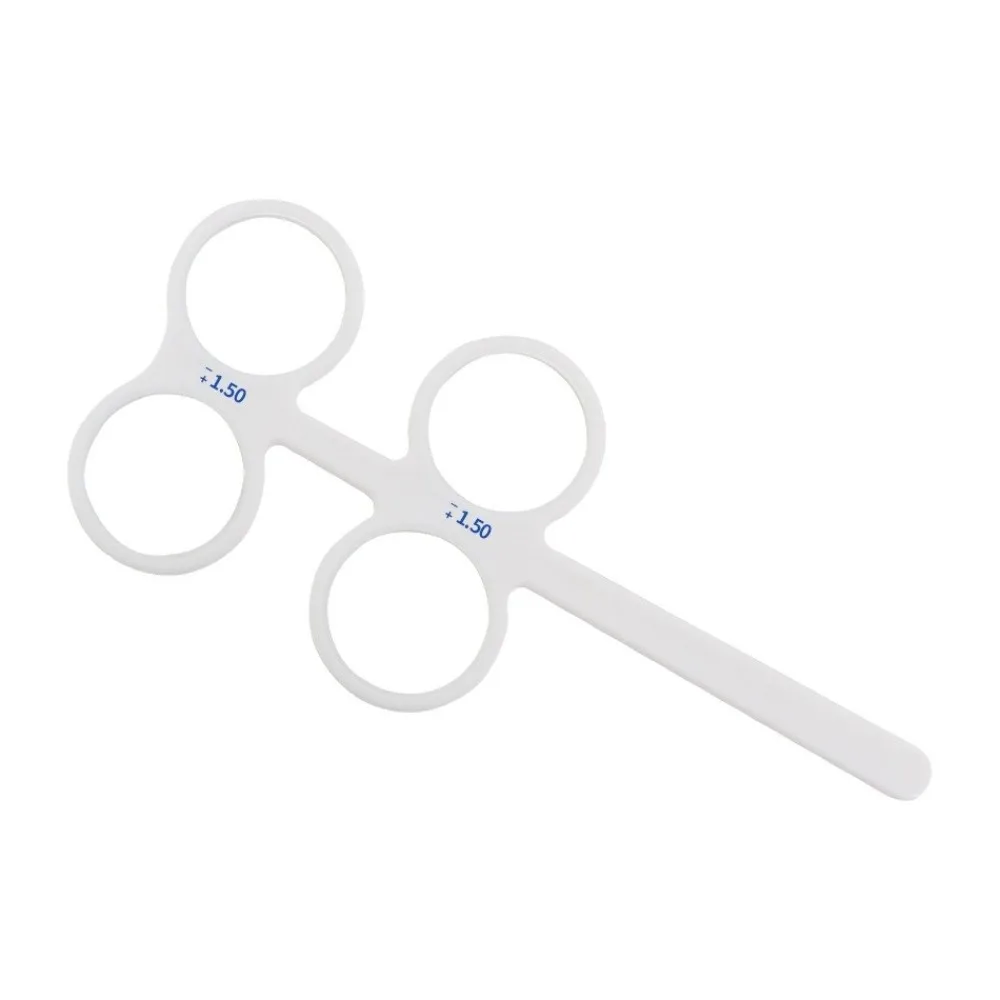 4-Lens Optical Flipper Lightweight High-Quality Vision Correction Tool Plastic Holder Eye Trainer Occluder Ophthalmic Use