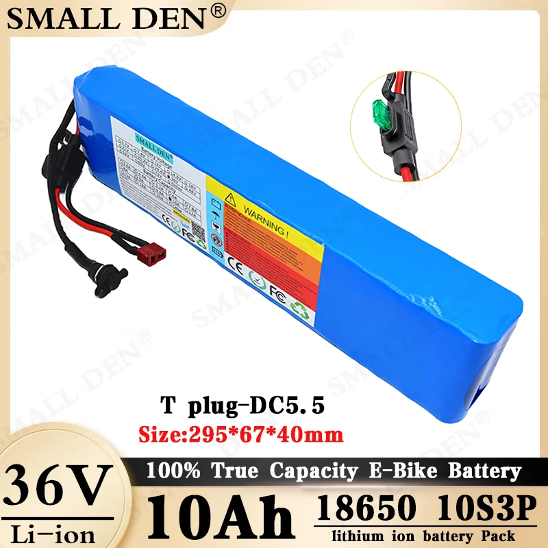 

36V battery pack, suitable for 10s3p 36V 10AH 500W electric bicycle Power Modified Bicycle electric scooter Vehicle battery