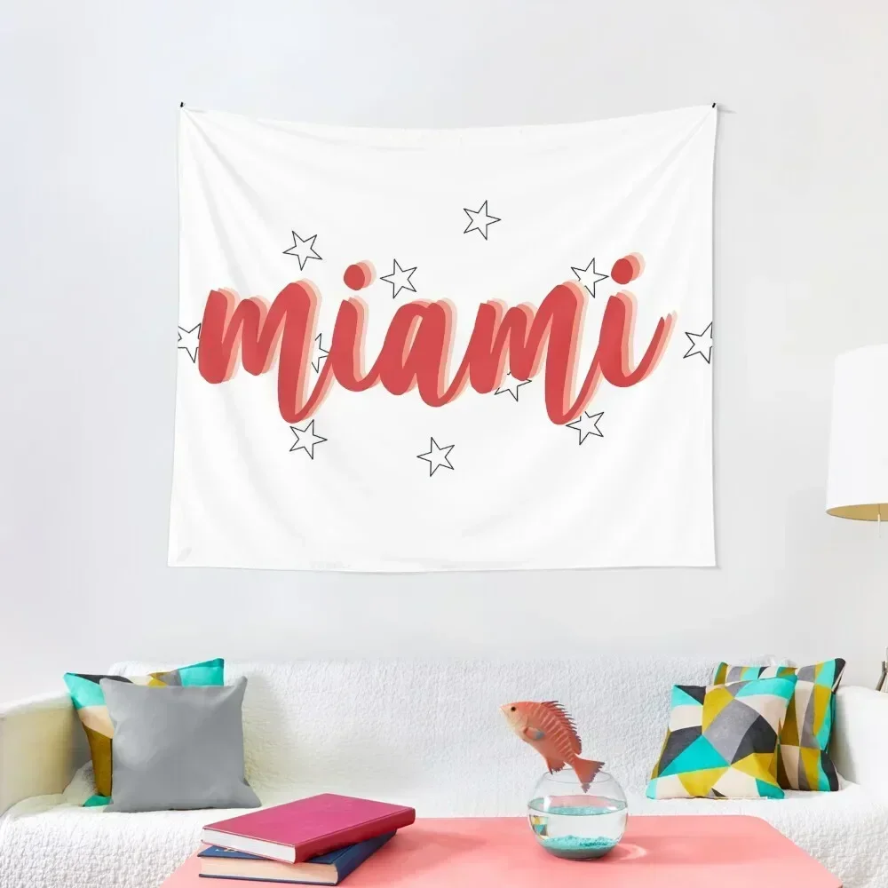 

miami star calligraphy Tapestry Decorative Wall Murals Decoration For Bedroom Decoration Bedroom Tapestry