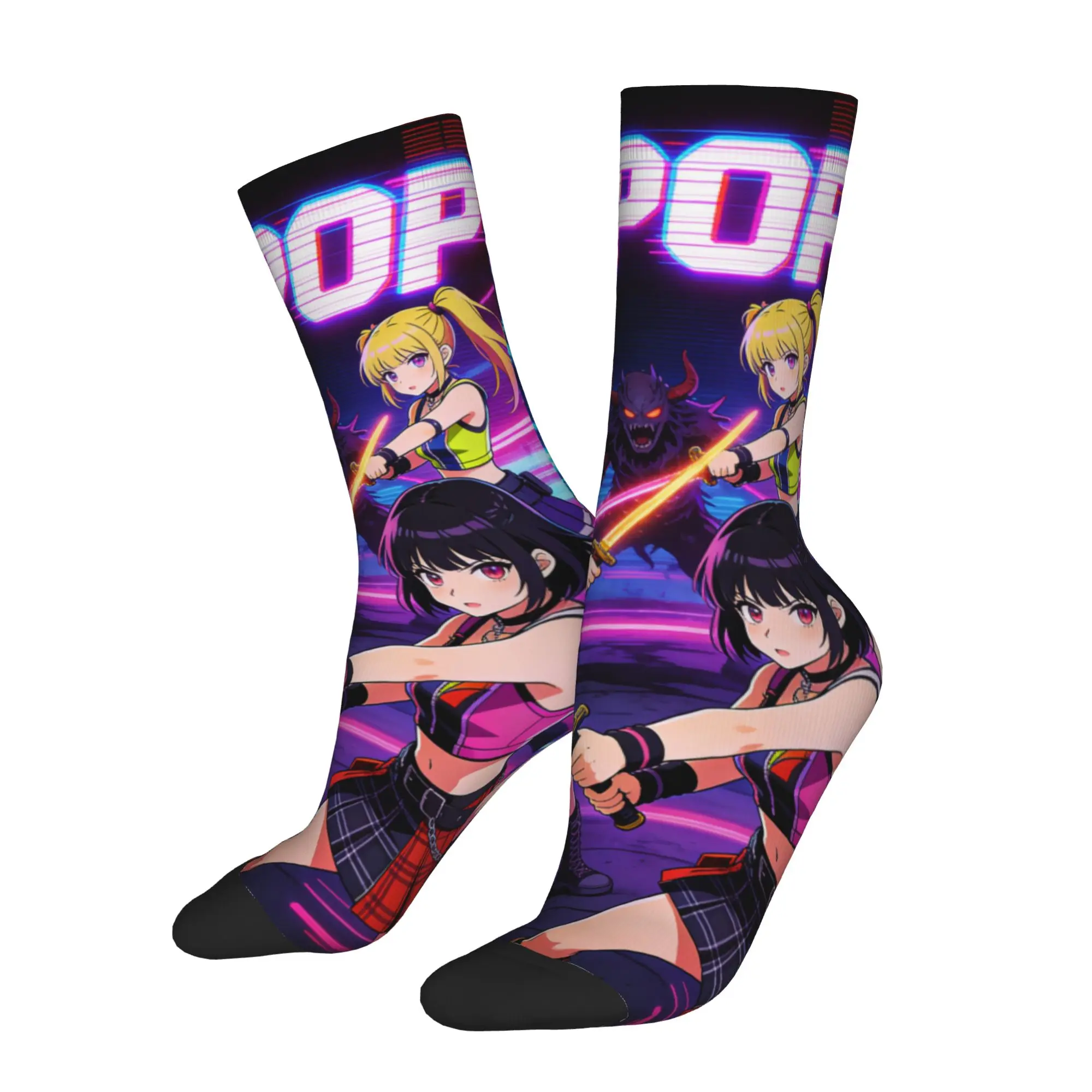 

Funny Sock K POP 3 Vintage Seamless Pattern Printed Men Socks Casual Men's Socks