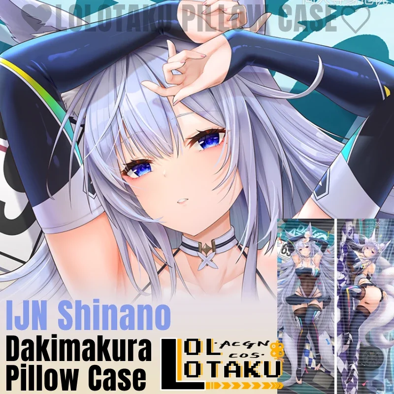 

IJN Shinano Dakimakura Azur Lane Game Hugging Full Body Sexy Pillow Case Pillowcase Cushion Cover Otaku Home Bedding Decor Gift