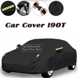 Universal 190T Car Covers snow waterproof  Tent Camping For Cars Engine Car Awning Sedan Car Zipper Design