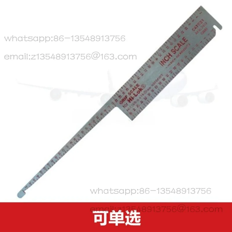 Aircraft hook riveting nail thick length diameter hook ruler HiLokLite2-651 269C3