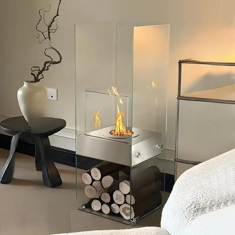 

Nordic small independent decoration real flame alcohol fireplace