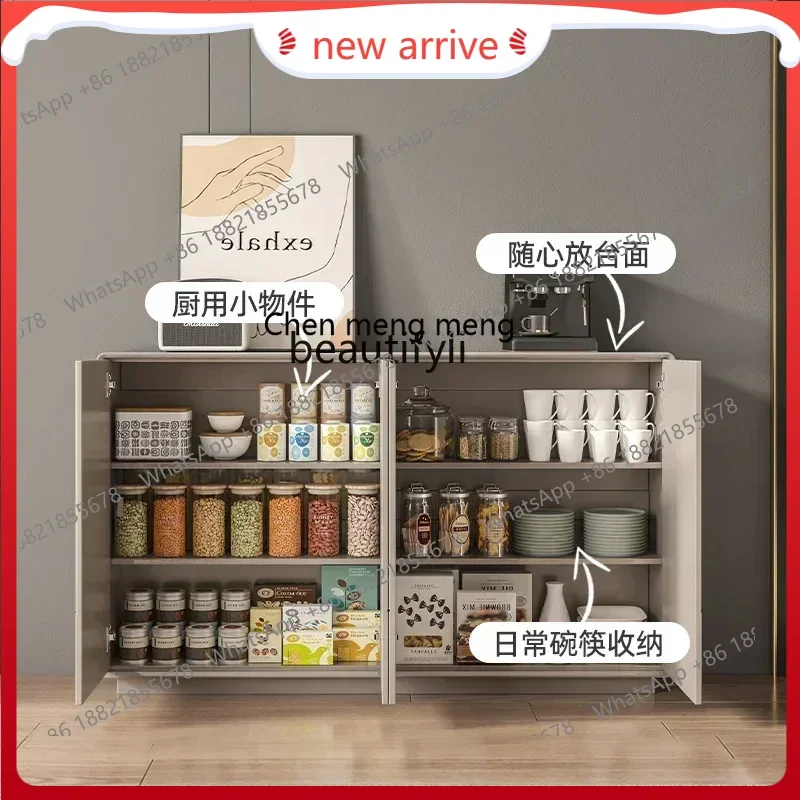 SS new style Dining side cabinet 25cm modern simple kitchen storage light luxury extremely narrow storage cabinetss 7486