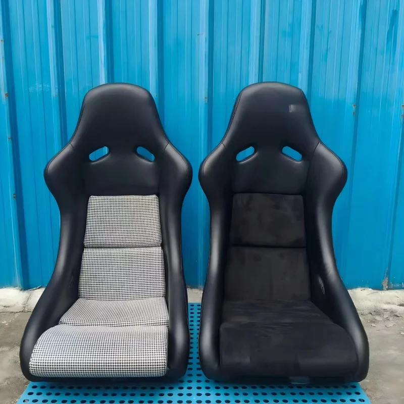 High Quality For RECARO Pole Position Sports Seat For General Motors Racing Shiny Glass Fiber Carbon Stable Frame Modified Cars