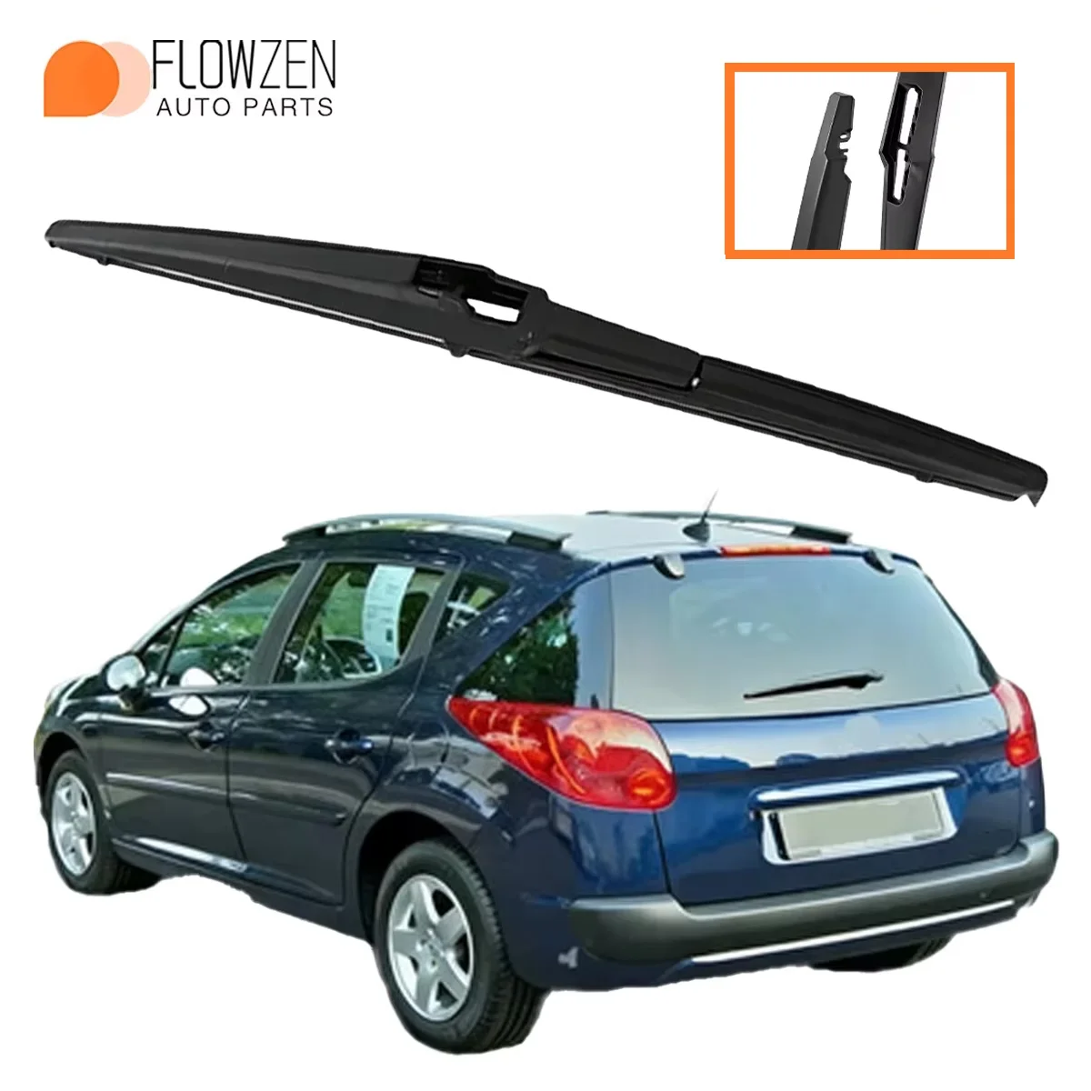 

Car Rear Wiper Suitable For Peugeot 207 SW 2007-2014 Car Parts Rear Windshield Wiper Blades Windshield Washer Accessori