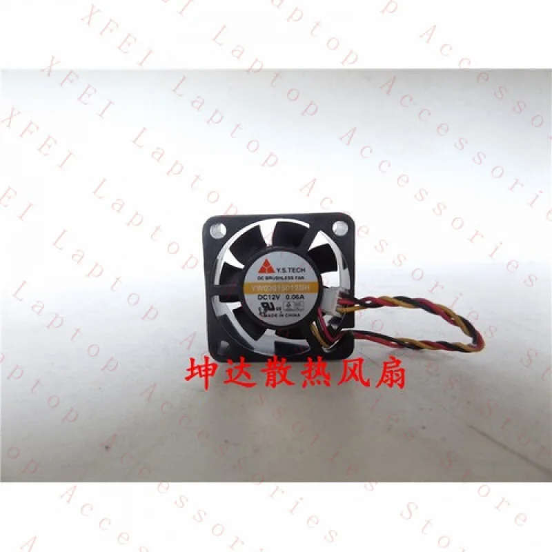 F  1 PCS for Y.S.TECH Fan YW03015012BH DC12V 0.06A 3015 3CM 3 pin cooling fan