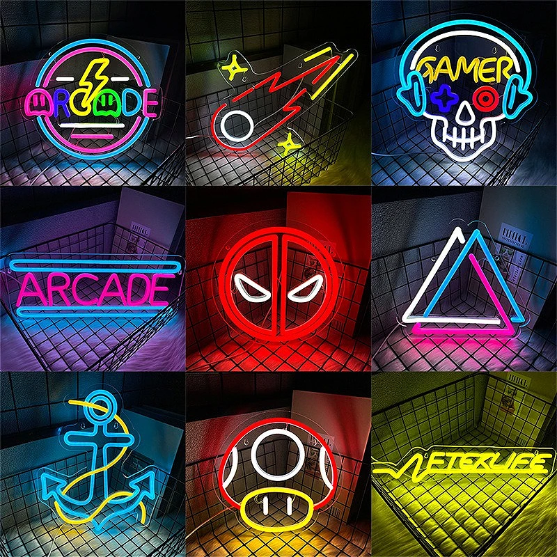 

E-sports LED Icon Neon Sign, A Gift Lamp for Gamers, Ambient Light Sign, Decorative Wall Lamp