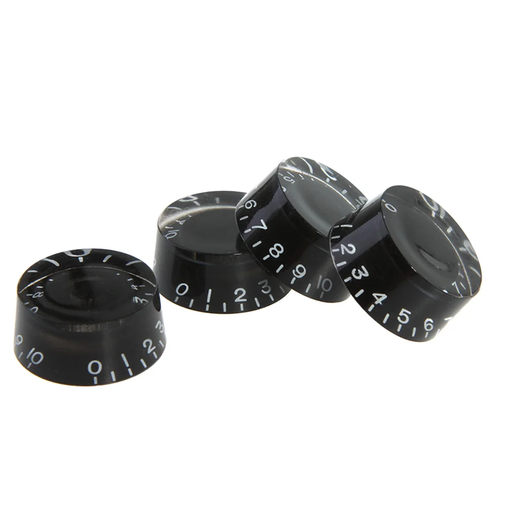 

4Pcs Guitar Tone Knobs Premium Material Sturdy Durable Light Hard Rigid Design High Performance Parts