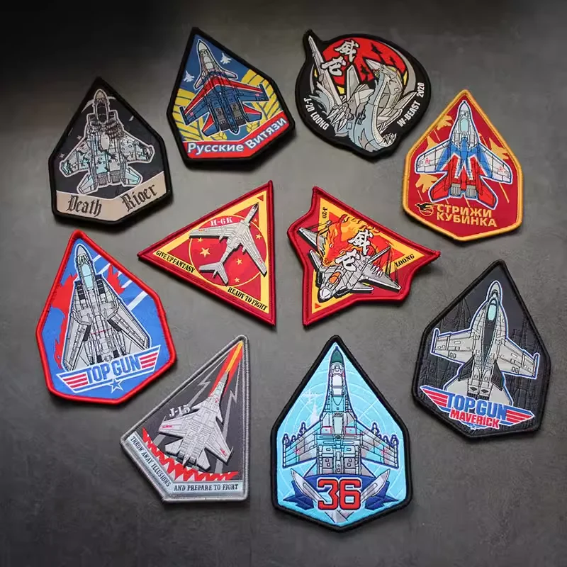 New Space Elevator Russia Su 27 Mark Su 35 Flight Team Armband TOPGUN Veyron H6K Morale  World War II Military Rank Patch