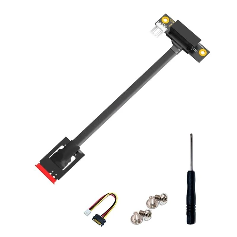 Y1UB M.2 NGFF AE Clave para PCIe 1x 4x 8x 16x Cable adaptador, Cable extensión PCIe para interfaces tarjeta gráfica