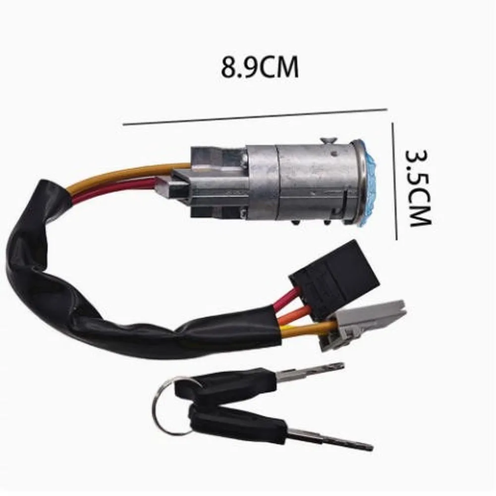 1 Kit Ignition Lock IGNITION SWITCH WITH 2 Keys 7700813973 For Renault For Trafic For F40 For Super 5 For R5 For R9 view 4