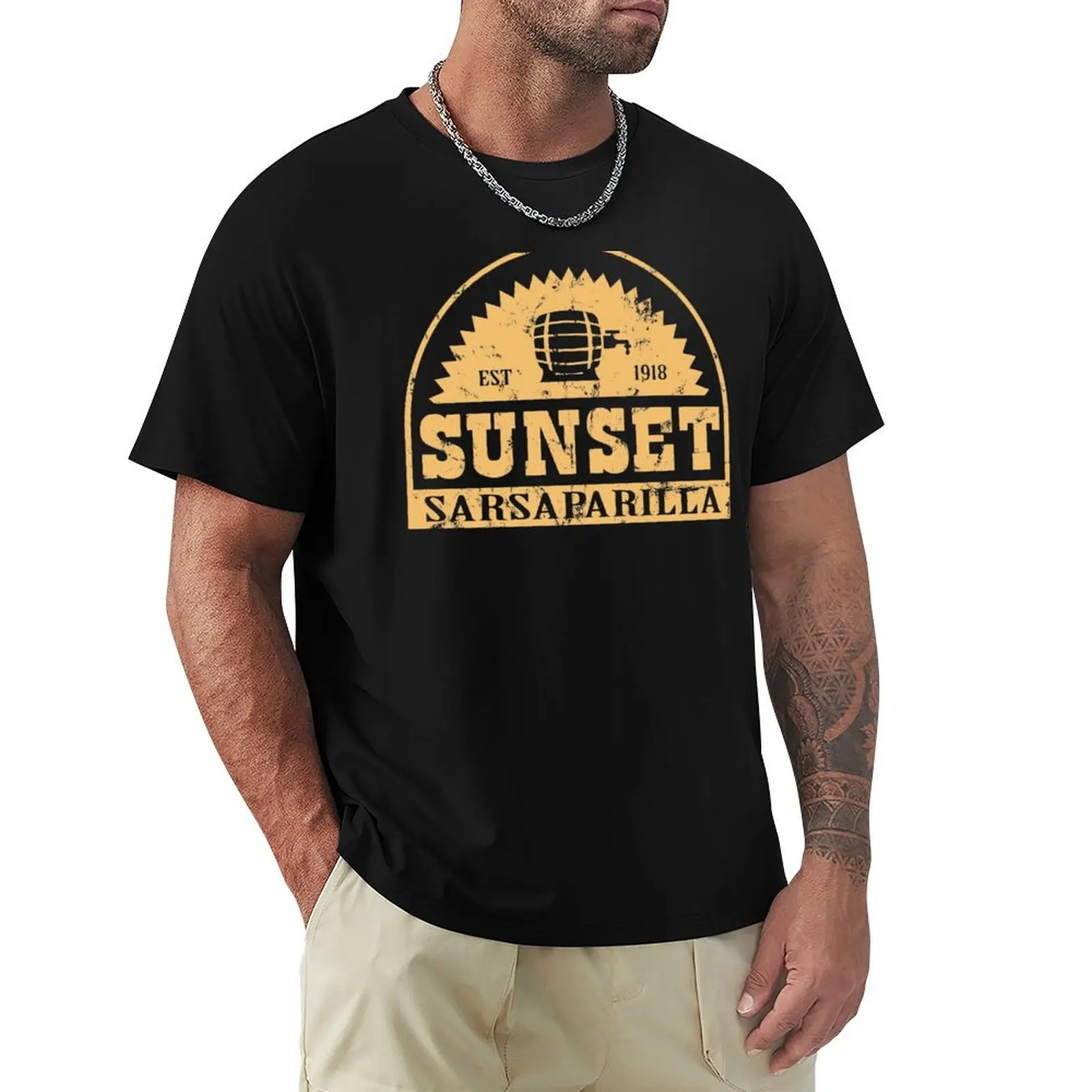 

Sunset Sarsaparilla T-Shirt Anime t-shirt vintage graphic tee anime tshirt anime stuff mens shirts graphic tee