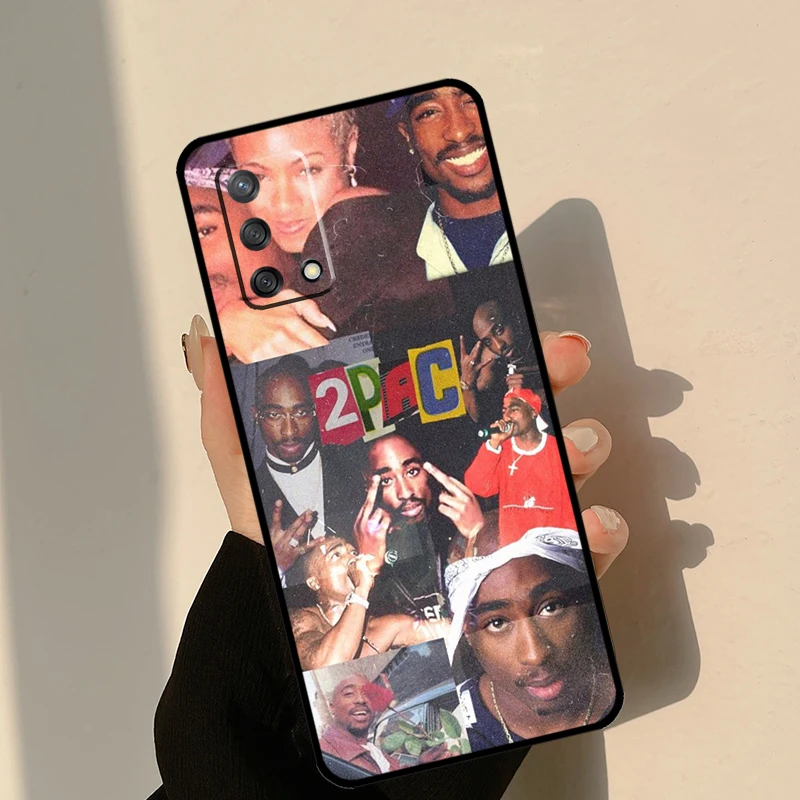 مغني الراب 2pac المغني توباك ل OPPO A74 A54 A94 A53S A54S A31 A5 A9 A52 A72 A91 A93 A96 A15 A17 A57 A77 حافظة هاتف