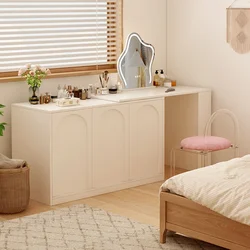 Bedroom Dressing Makeup Table Vanity Dresser Storage Cabinet Makeup Table Drawer Mirror Meuble Coiffeuse Home Furniture