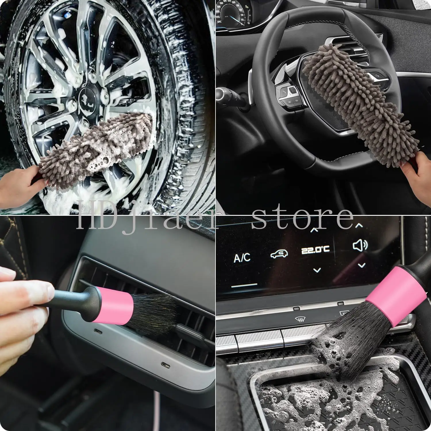 

Wireless 4-in-1 Car Vacuum & Inflator - High Suction, Multifunctional Vacuum Cleaner & Air Pump for Car and Home