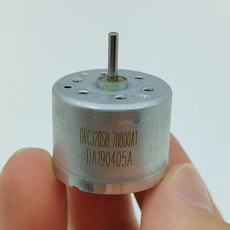 RC320SH RF-320CH Mini 24mm Electric Motor DC 6V 12V 15V 18V 24V 9500RPM Micro Mute Round Spindle Motor DIY Hobby Toy Sweeper