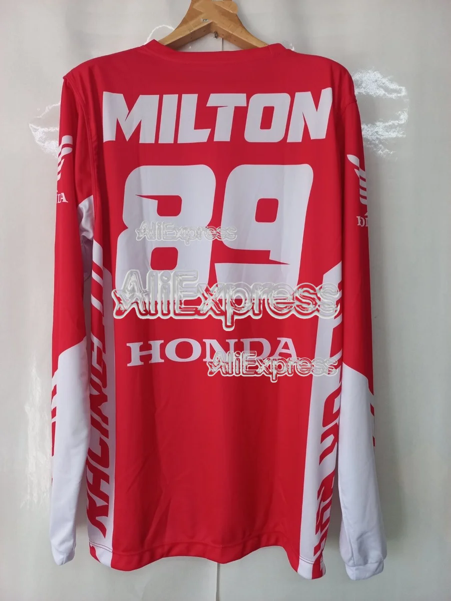 تي شيرت هوندا للدراجات النارية على الطرق الوعرة، دراجة جبلية للسباق عتيقة من Ezra Yogi Lusk، اختيار أفضل راكبين مريحين