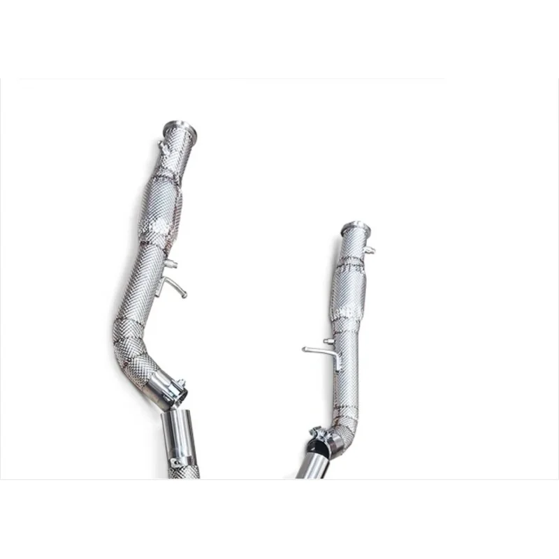 2020-2023 G63 Flow with Catalytic Downpipe High Exhaust Modified Racing Performance