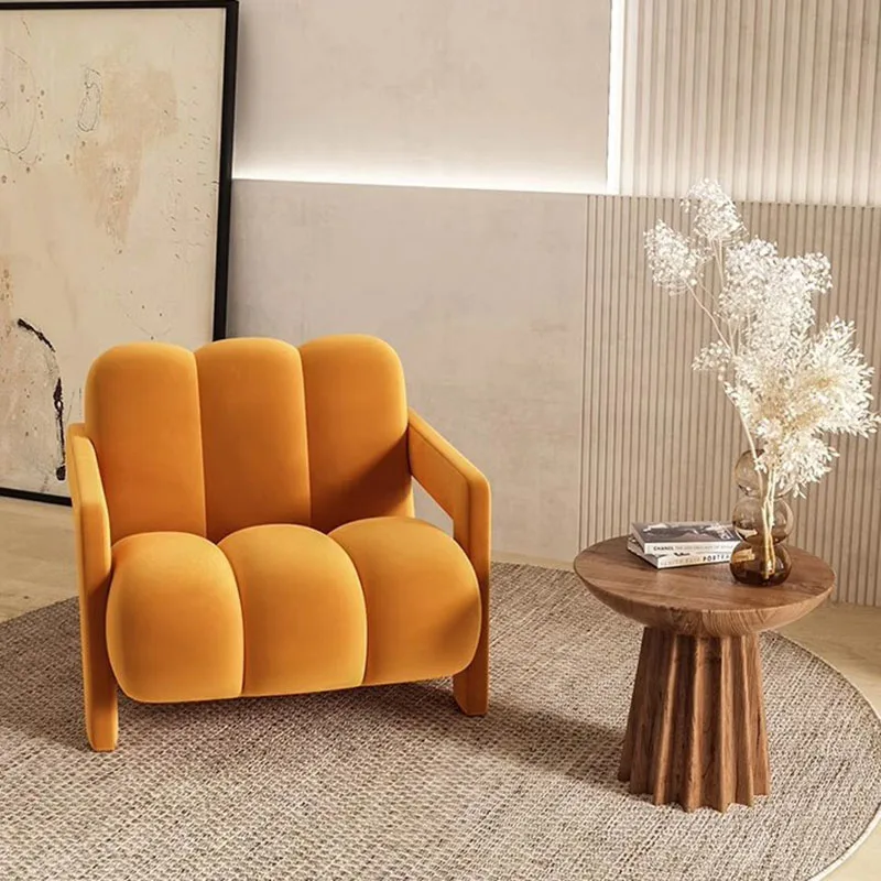 

Luxury Tumbonas Living Room Chairs Modern Nordic Sofa Office Chairs Designer Comfortable Miniature Sillon Library Furniture