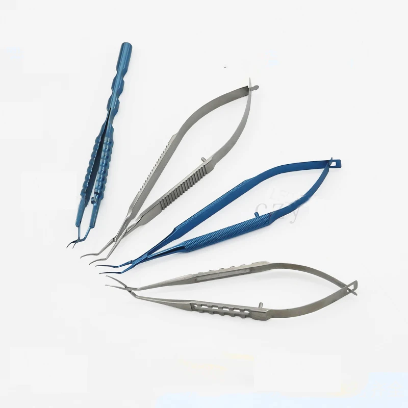 Titanium Alloy Capsulotomy Forceps, 11cm Capsulotomy Forceps, Bending Angle, Small Incision 1.8, Ophthalmic
