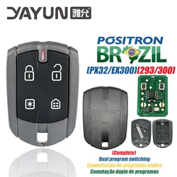 YAYUN AKBPCP163AT DPN52 Apply Burglar Alarm 4 Button Control With Battery Clip For Brazil Positron Flex