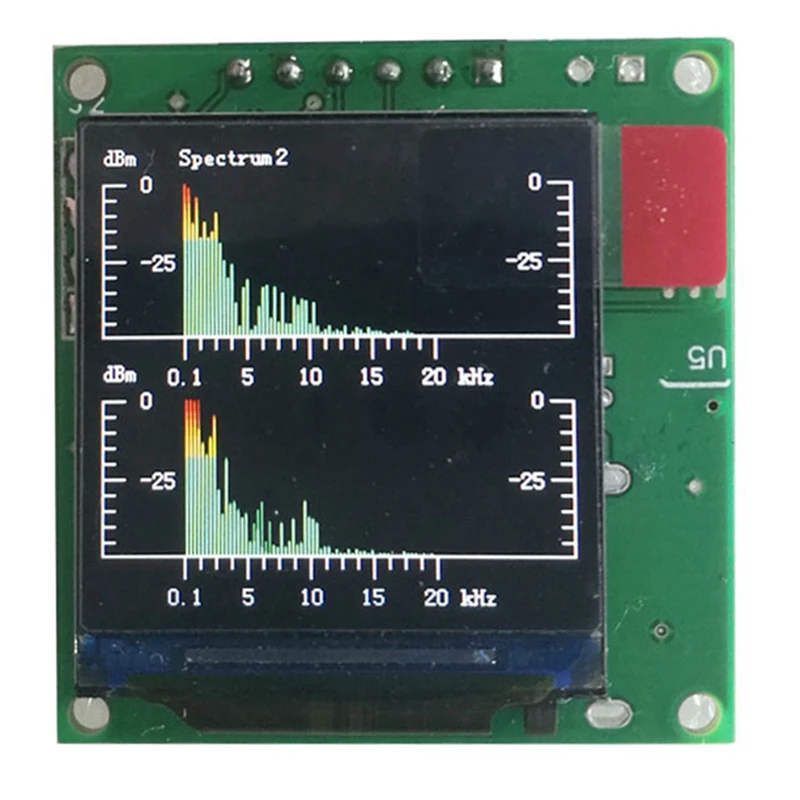 Music Spectrum Display Analyzer 1.3 Inch LCD MP3 Power Amplifier Audio Level Indicator Rhythm Balanced VU METER Module