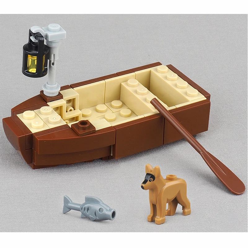 MOC Architecture Fountain Square Bausteine – City Park Wasserfunktionsmodell, DIY pädagogisches Konstruktionsspielzeug f