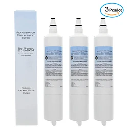 Substitua o filtro de água do refrigerador LT600P 5231JA2006A, 5231JA2006B, 5231JA2006F ou 5231JA2006E, Kenmore 469990    Pacote de 3