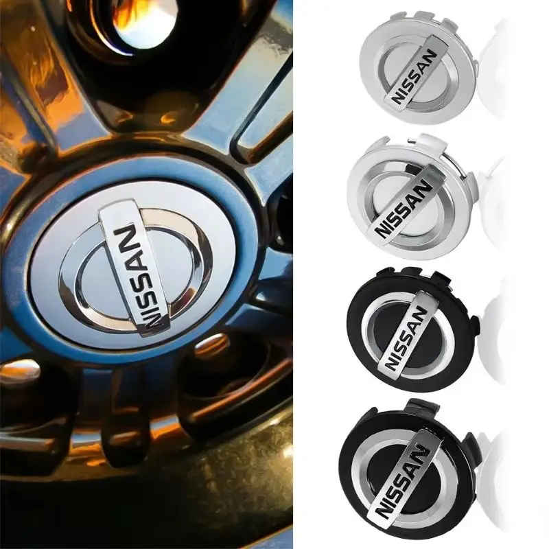 4 قطعة 54 مللي متر/60 مللي متر سيارة عجلة مركز محور غطاء لنيسان Teana 350Z ألتيما ليفينا ميكرا نافارا قاشقاي سيلفي X-Trail اكسسوارات #1