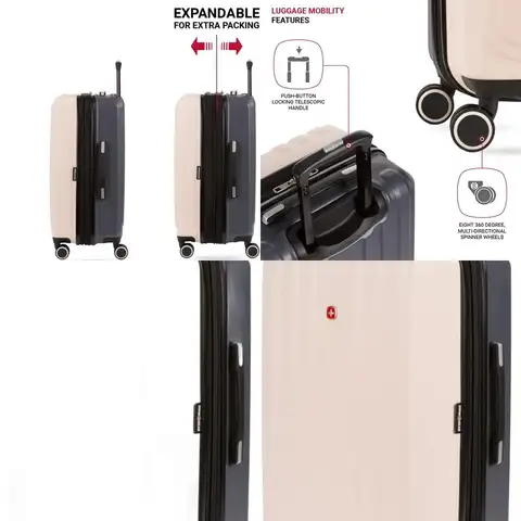 SwissGear Duet Medium Expandable Hard Case with Spinner Wheels