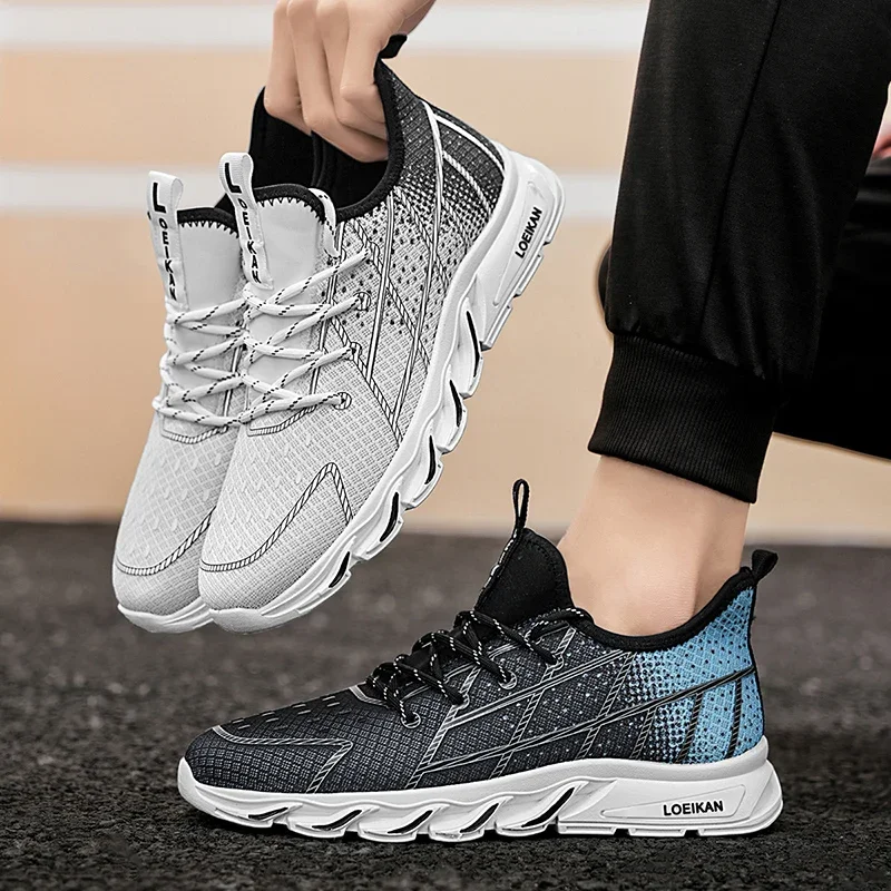 

nouveau бас maille респиратор décontracté sport tendance à la modetex en plein air léger chaussures pour hommes tendance