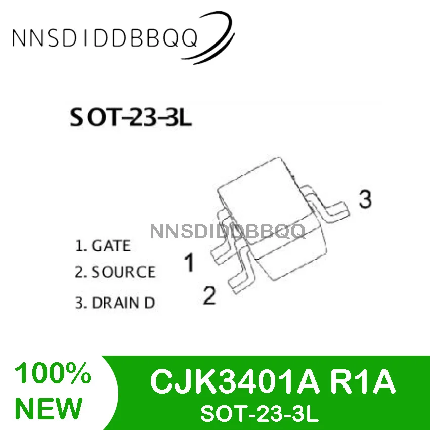 20PCS/lot CJK3401A R1A SOT-23-3L MOSFET Transistor IC Field Effect Transistors Set Electronic Components