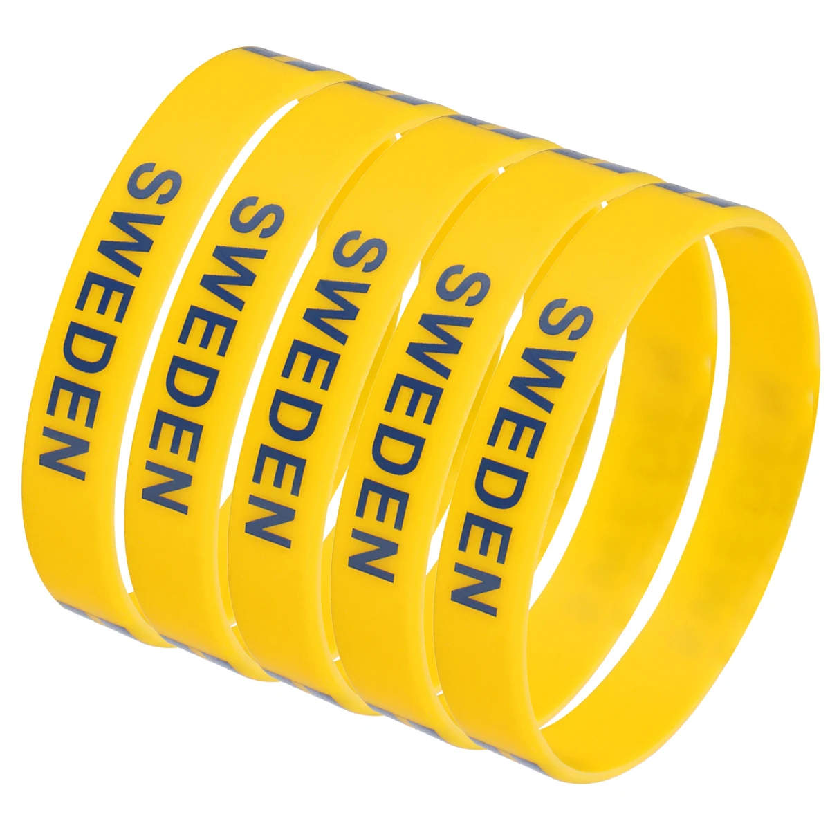 

5 Pcs Environmentally Friendly Silicone Bracelet Australian Flag Bracelets Ring Wrist Country Wristband