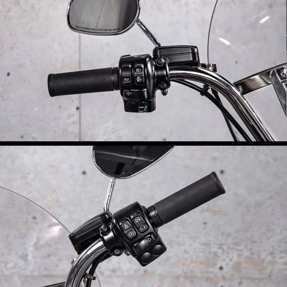 Harley VRSC 2014-2018 Sportster Road King 2014-2018 피스 스위치 버튼 버클 Dyna Softail 오토바이 액세서리