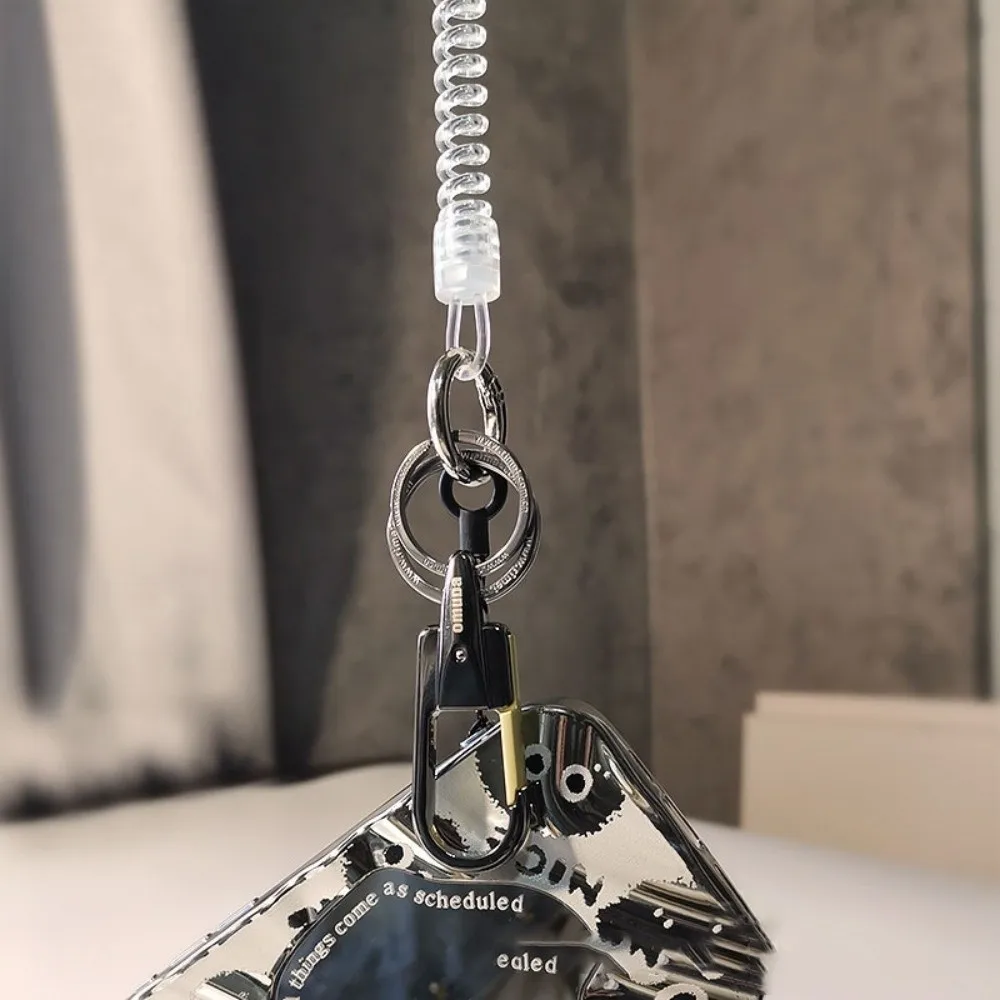 

Anti-Lost Rope Phone Telescopic Lanyard Pendant Spring Mobile Phone Spring Strap Metal Buckle Spring Type Phone Safety Tether